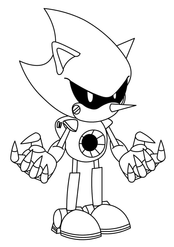 Free printable Sonic coloring page #180812 from Video Games collection