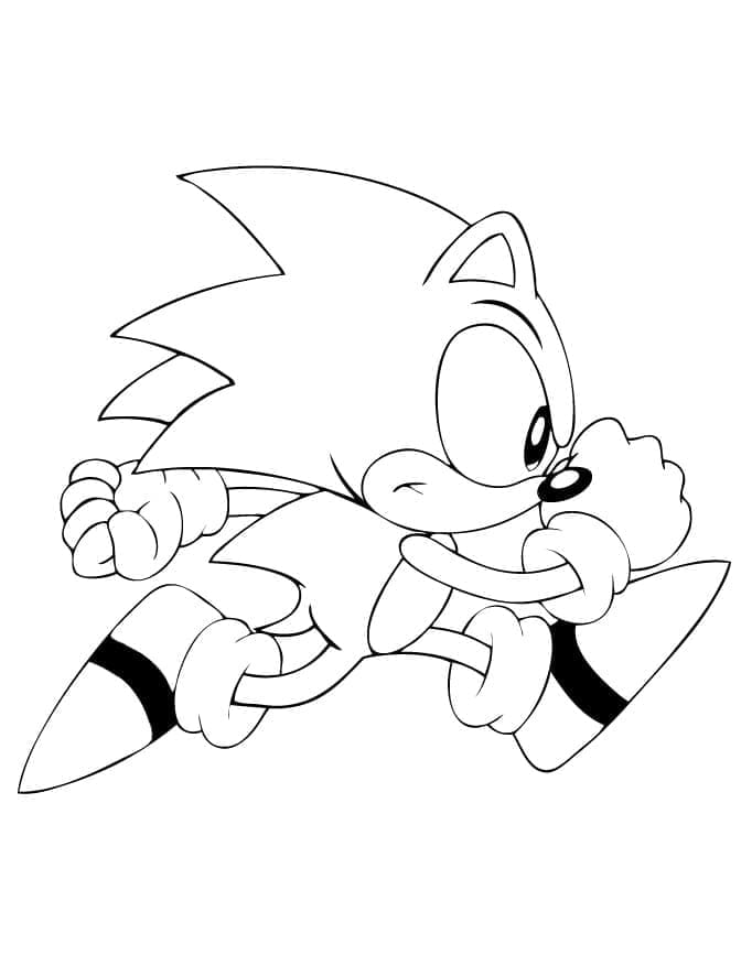 Free printable Sonic coloring page #180813 from Video Games collection