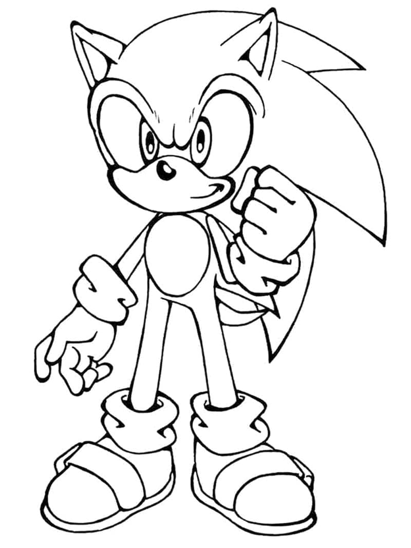 Free printable Sonic coloring page #180822 from Video Games collection