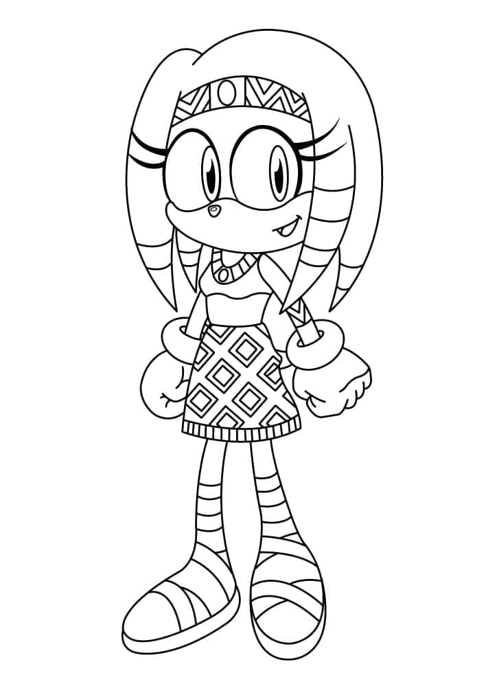 Free printable Sonic coloring page #180855 from Video Games collection