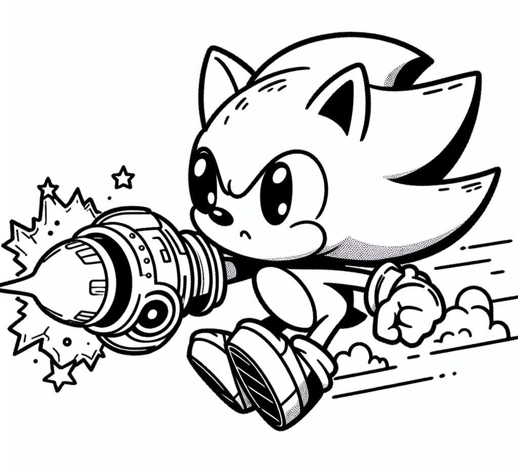 Free printable Sonic coloring page #213154 from Video Games collection