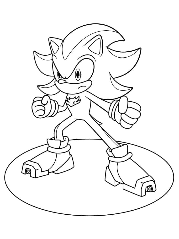 Free printable Sonic Shadow coloring page #216353 from Video Games collection Free printable Sonic Shadow coloring page #216353 from Video Games collection