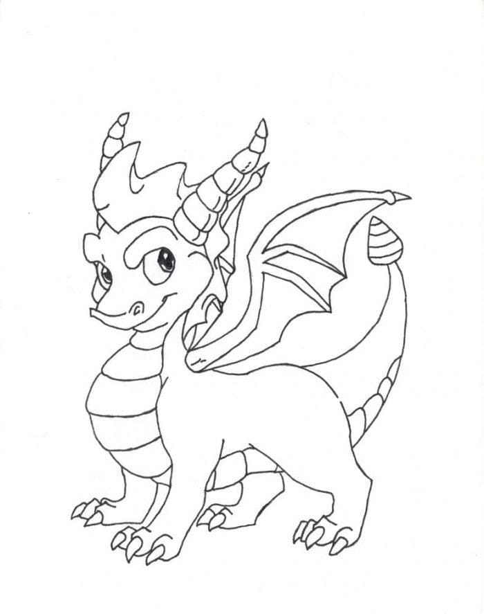 Free printable Spyro coloring page #205141 from Video Games collection Free printable Spyro coloring page #205141 from Video Games collection