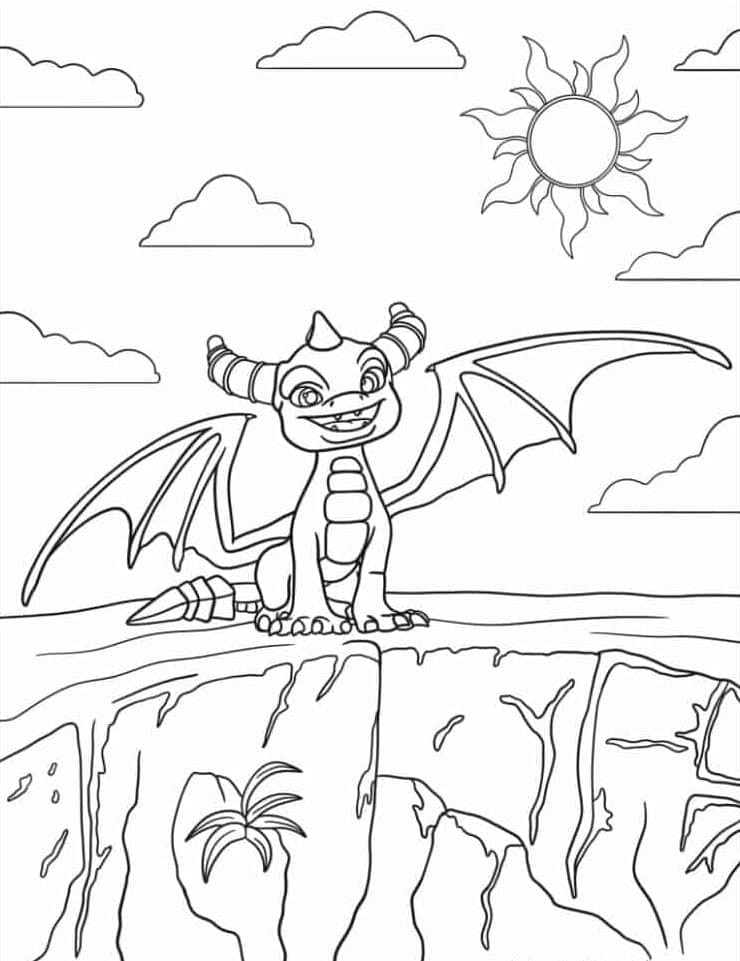 Free printable Spyro coloring page #205158 from Video Games collection