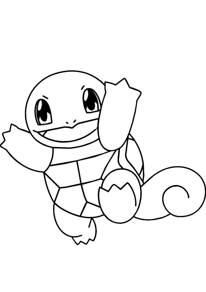 Free printable Squirtle coloring page #181503 from Video Games collection Free printable Squirtle coloring page #181503 from Video Games collection