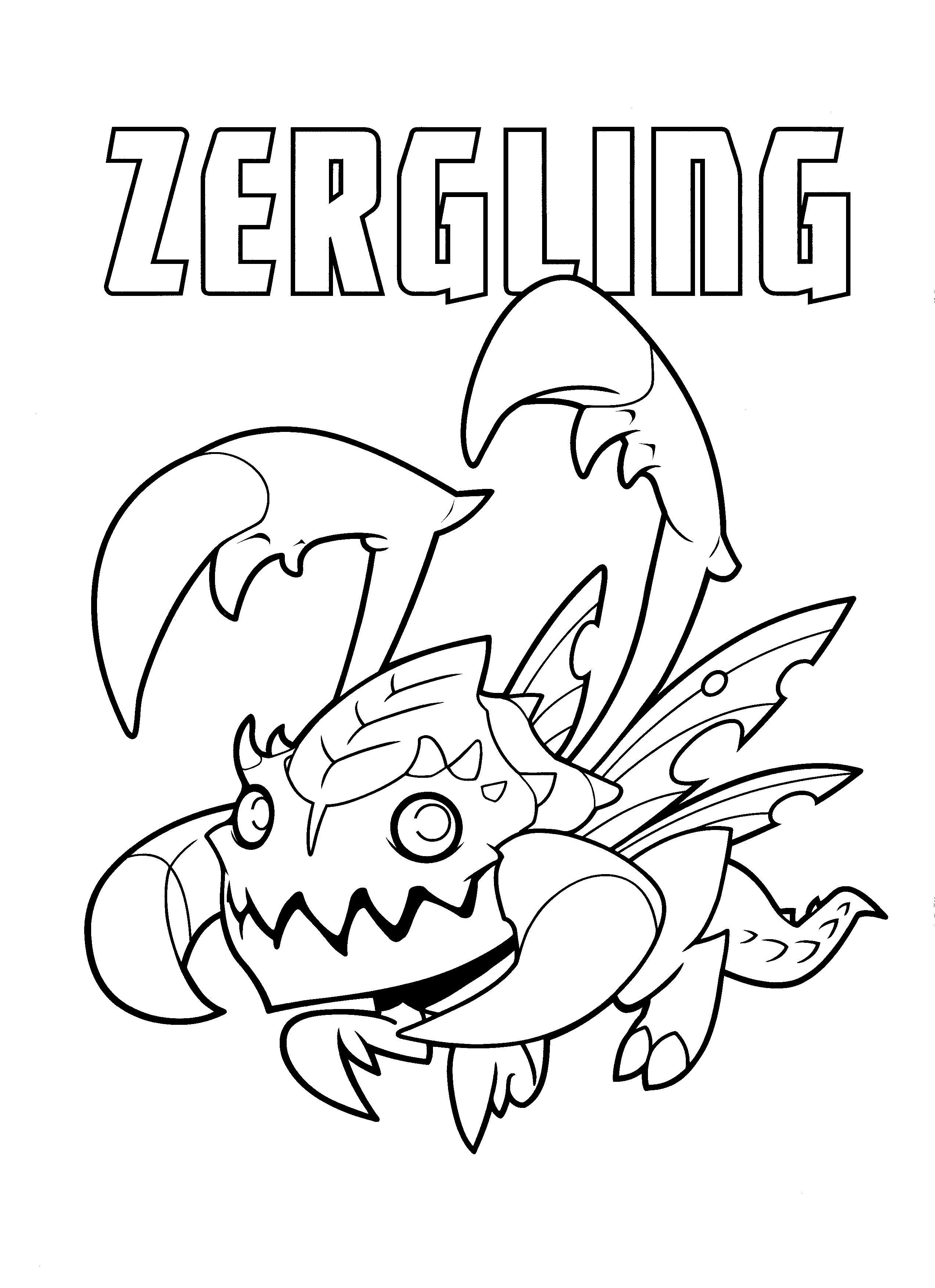 Coloring page: Starcraft (Video Games) #121299 - Free Printable Coloring Pages