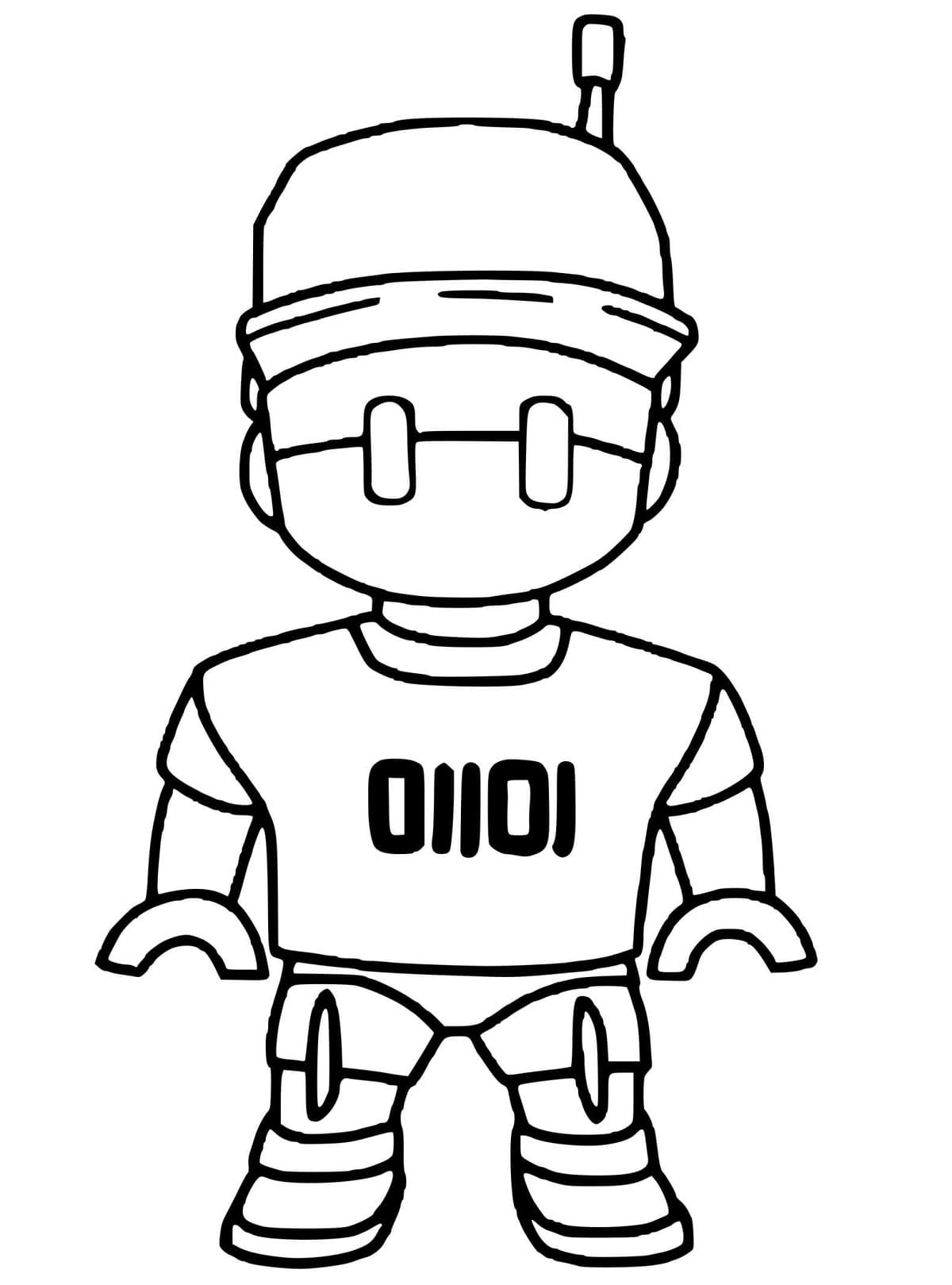 Free printable Stumble Guys coloring page #215579 from Video Games collection