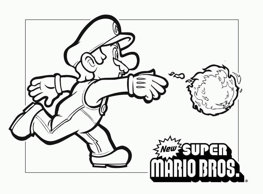 Coloring page: Super Mario Bros (Video Games) #153566 - Printable coloring pages