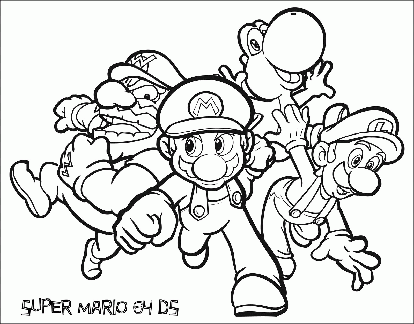 Coloring page: Super Mario Bros (Video Games) #153595 - Free Printable Coloring Pages