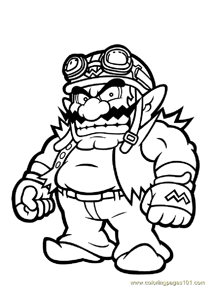 Coloring page: Super Mario Bros (Video Games) #153599 - Free Printable Coloring Pages
