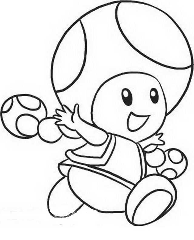 Coloring page: Super Mario Bros (Video Games) #153638 - Free Printable Coloring Pages