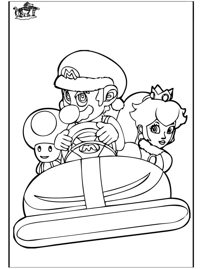 Coloring page: Super Mario Bros (Video Games) #153639 - Free Printable Coloring Pages