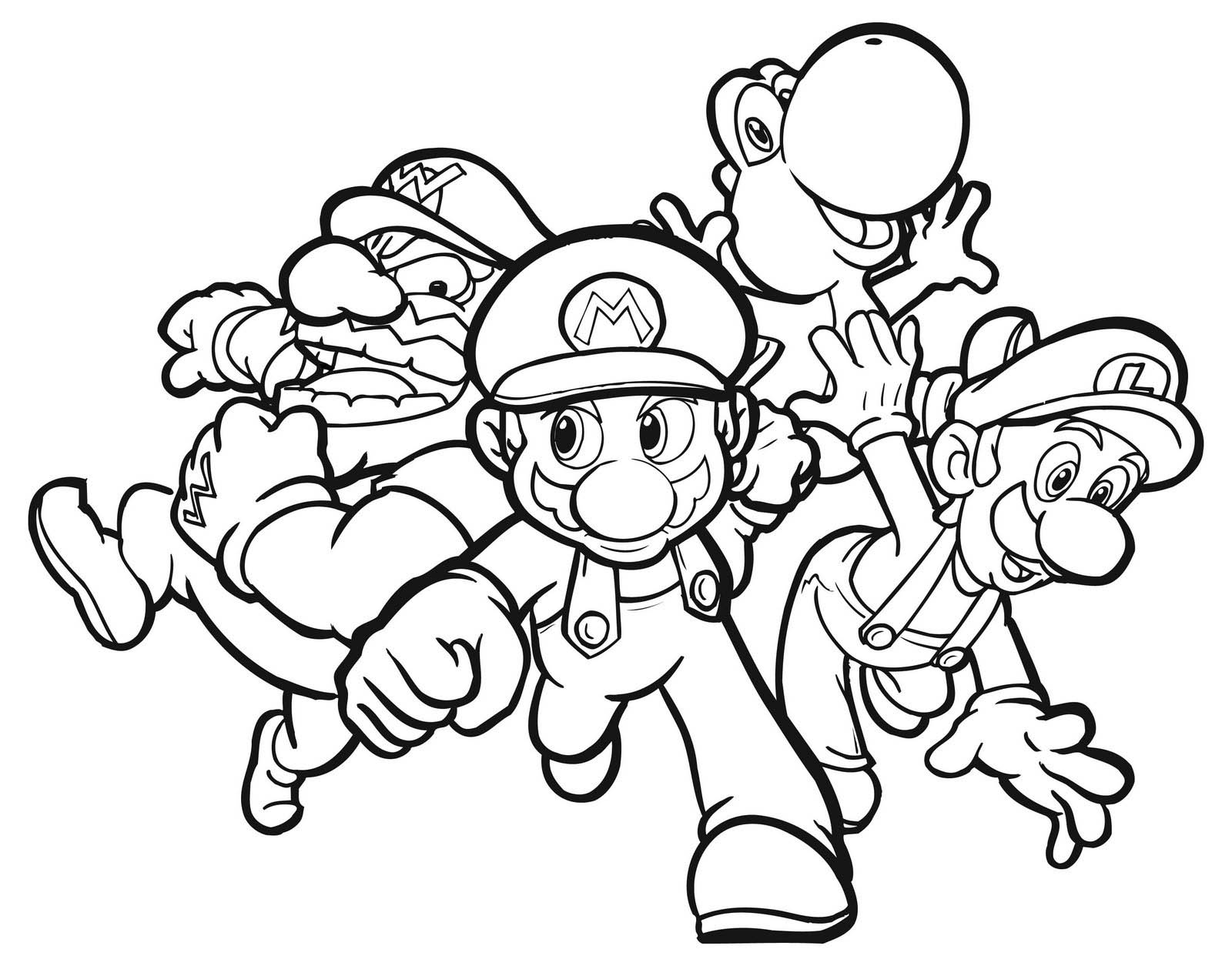 Coloring page: Super Mario Bros (Video Games) #153648 - Printable coloring pages