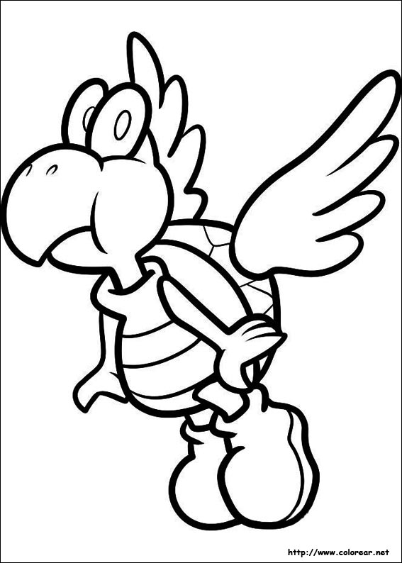 Coloring page: Super Mario Bros (Video Games) #153657 - Free Printable Coloring Pages