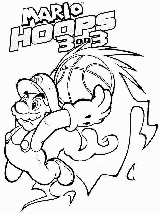 Coloring page: Super Mario Bros (Video Games) #153671 - Free Printable Coloring Pages