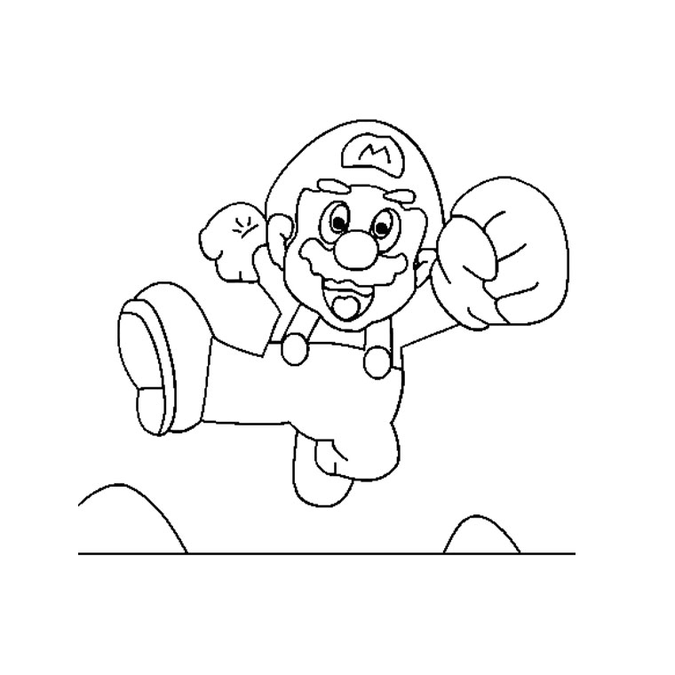 Coloring page: Super Mario Bros (Video Games) #153675 - Free Printable Coloring Pages