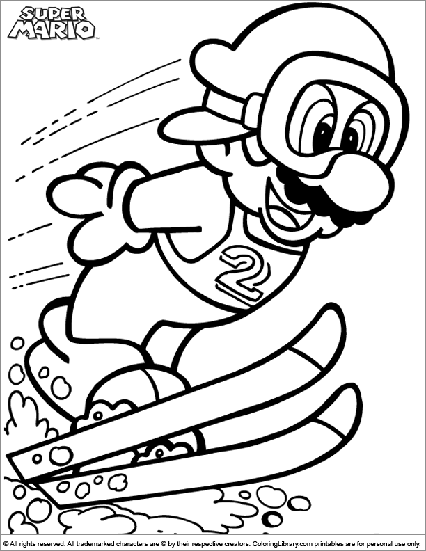Coloring page: Super Mario Bros (Video Games) #153681 - Free Printable Coloring Pages