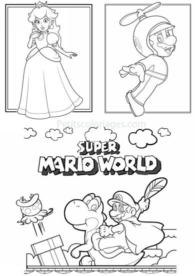 Coloring page: Super Mario Bros (Video Games) #153686 - Free Printable Coloring Pages