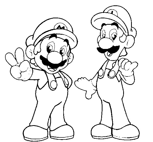 Coloring page: Super Mario Bros (Video Games) #153687 - Free Printable Coloring Pages