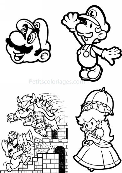 Coloring page: Super Mario Bros (Video Games) #153690 - Free Printable Coloring Pages