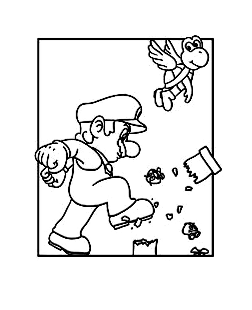 Coloring page: Super Mario Bros (Video Games) #153693 - Free Printable Coloring Pages