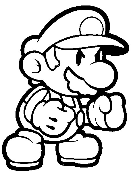 Coloring page: Super Mario Bros (Video Games) #153699 - Printable coloring pages