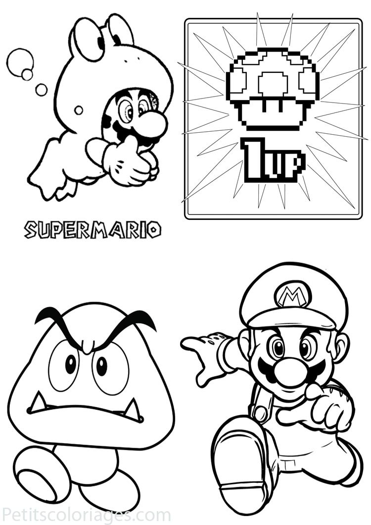 Coloring page: Super Mario Bros (Video Games) #153700 - Printable coloring pages