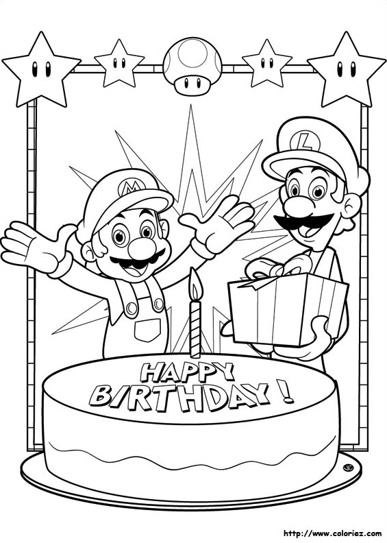 Coloring page: Super Mario Bros (Video Games) #153711 - Free Printable Coloring Pages