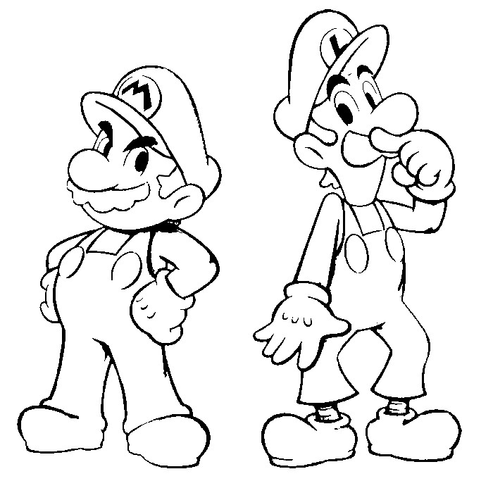 Coloring page: Super Mario Bros (Video Games) #153730 - Printable coloring pages