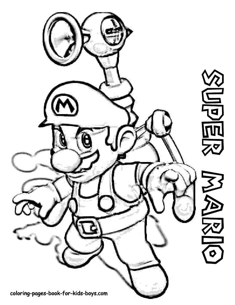 Coloring page: Super Mario Bros (Video Games) #153733 - Printable coloring pages