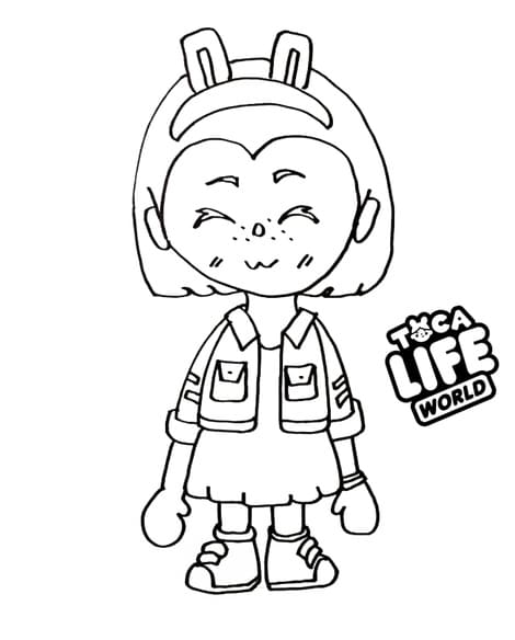 Free printable Toca Boca coloring page #185755 from Video Games collection