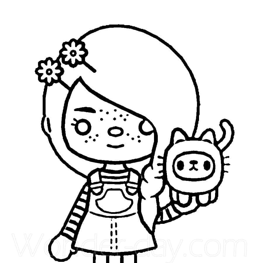 Free printable Toca Boca coloring page #185770 from Video Games collection