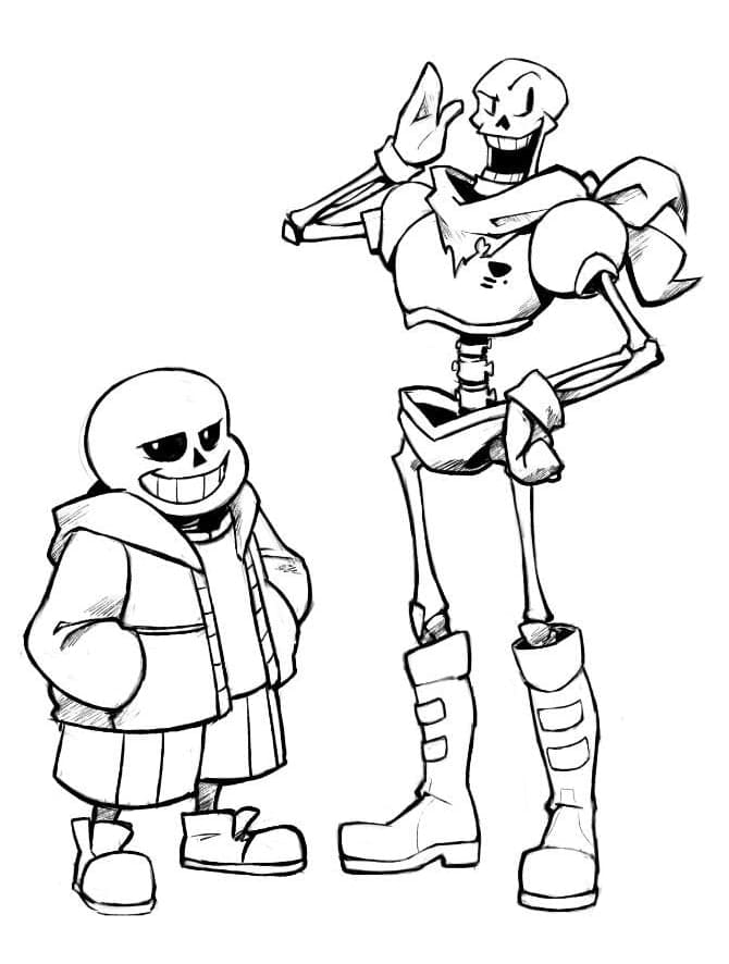Free printable Undertale coloring page #213615 from Video Games collection