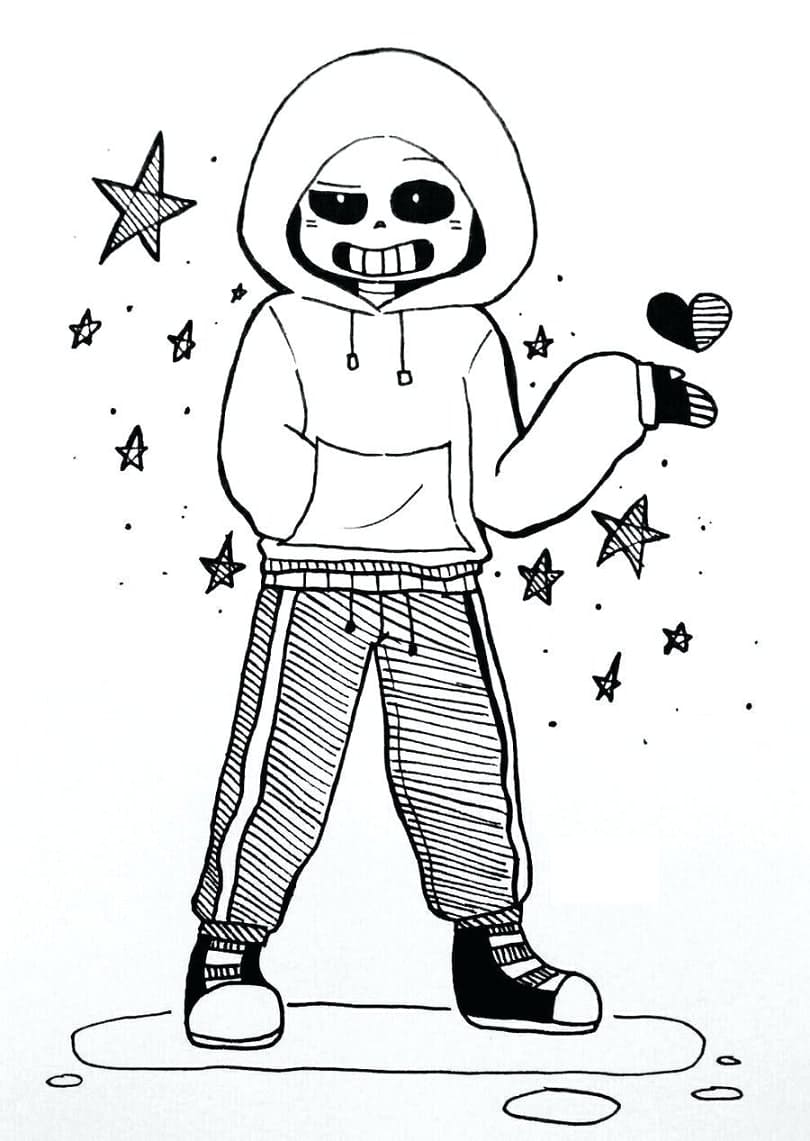Free printable Undertale coloring page #213623 from Video Games collection