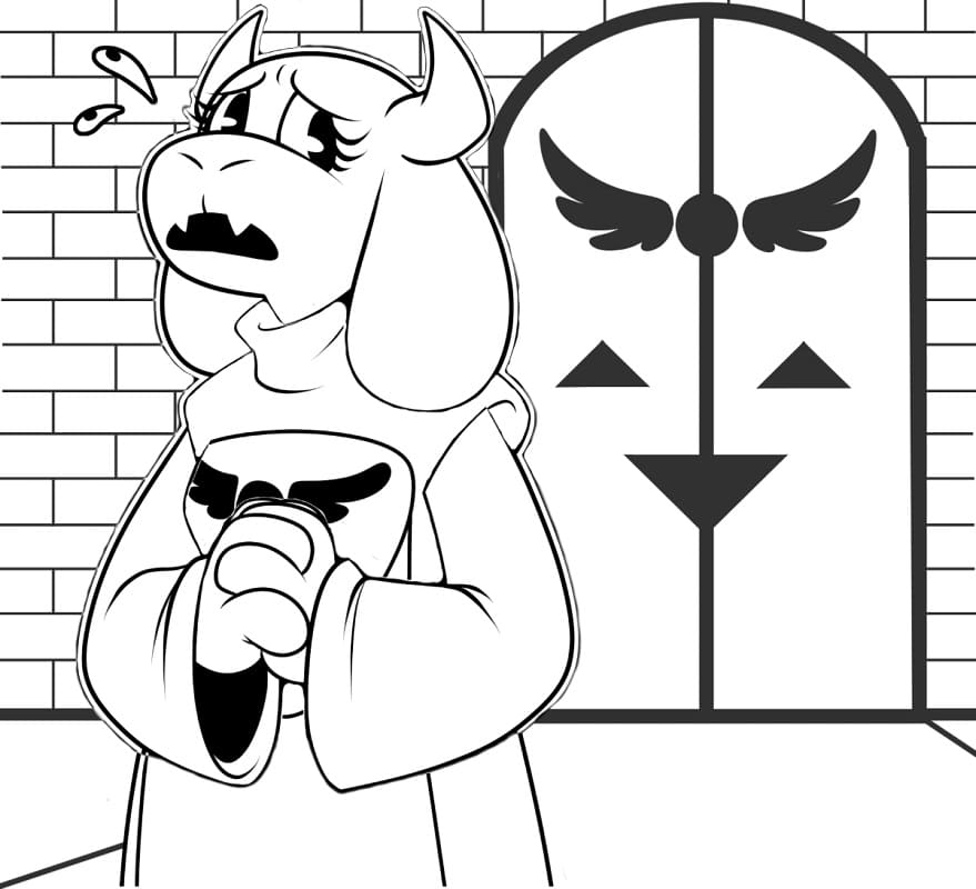 Free printable Undertale coloring page #213628 from Video Games collection