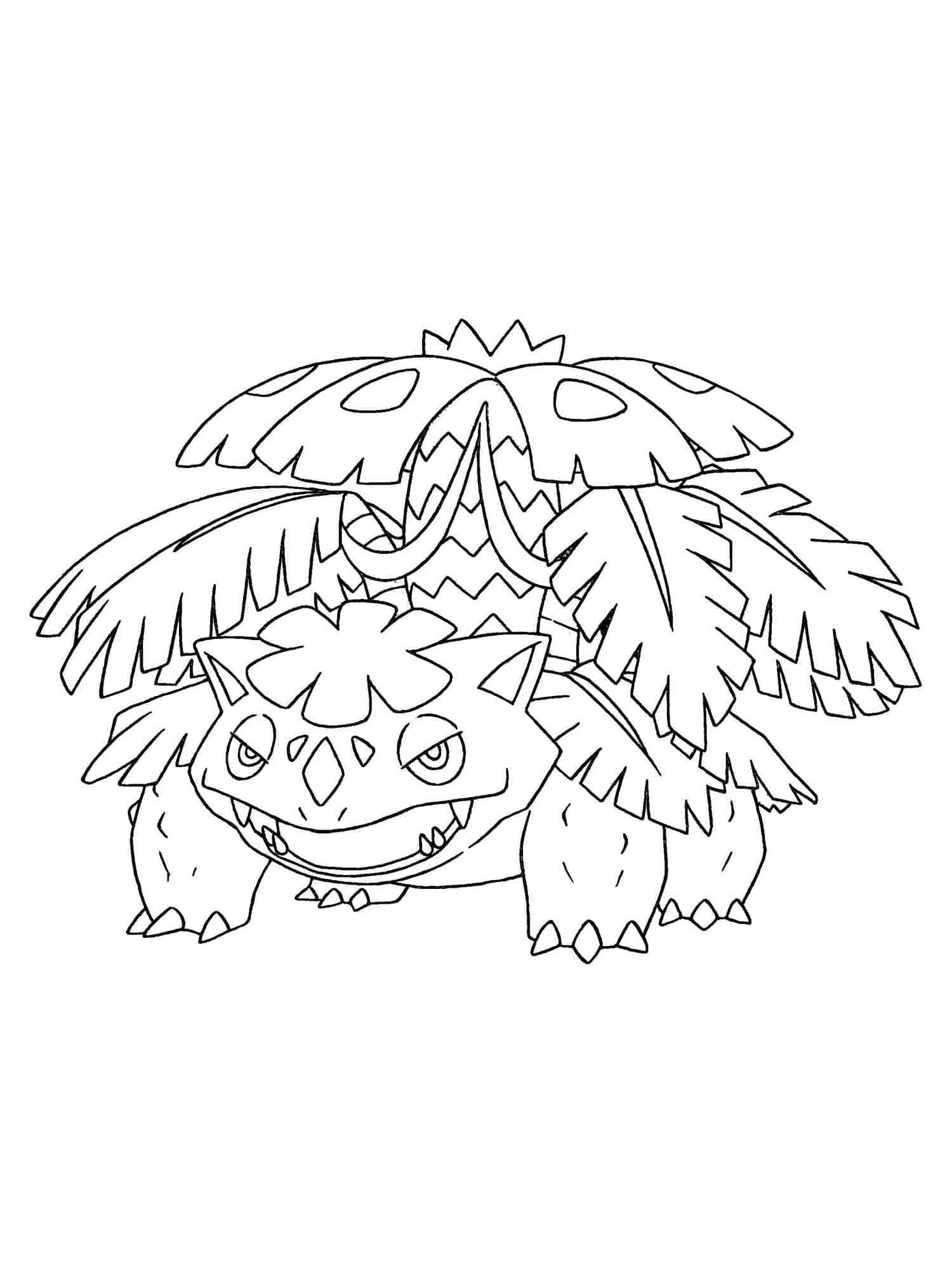 Coloring page: Venusaur (Video Games) #216865 - Free Printable Coloring Pages