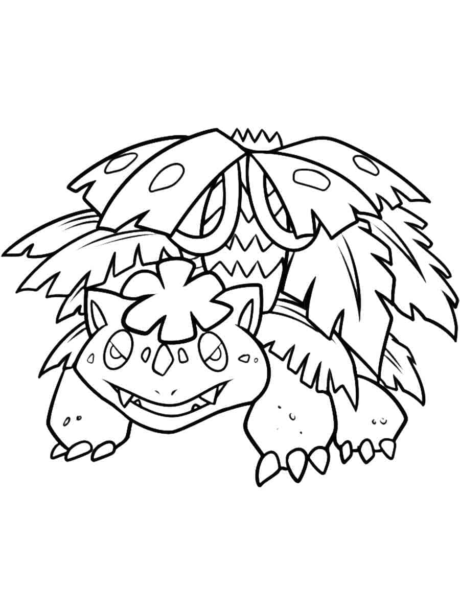 Free printable Venusaur coloring page #216870 from Video Games collection Free printable Venusaur coloring page #216870 from Video Games collection