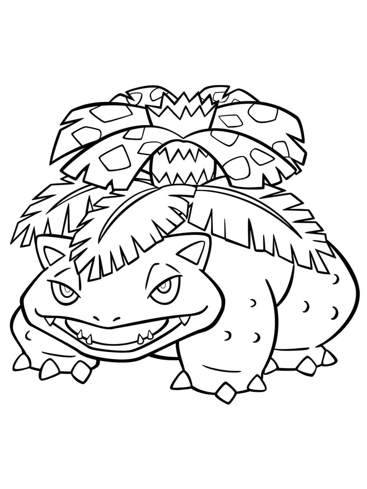 Coloring page: Venusaur (Video Games) #216872 - Free Printable Coloring Pages