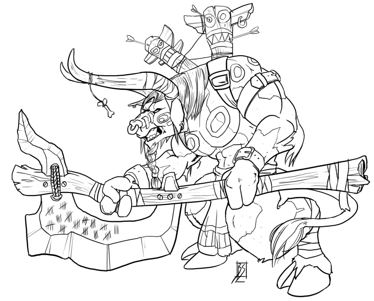 Coloring page: Warcraft (Video Games) #112626 - Free Printable Coloring Pages