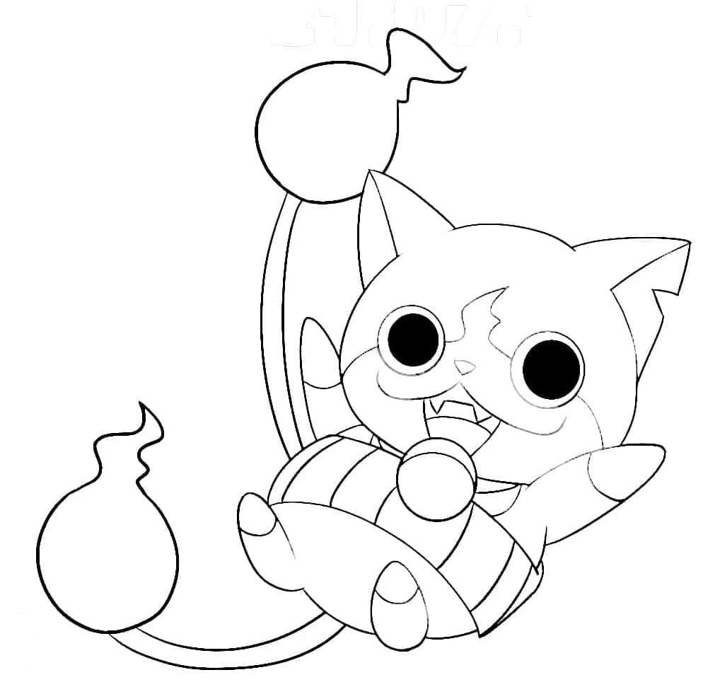 Free printable Yo-kai Watch coloring page #196852 from Video Games collection Free printable Yo-kai Watch coloring page #196852 from Video Games collection