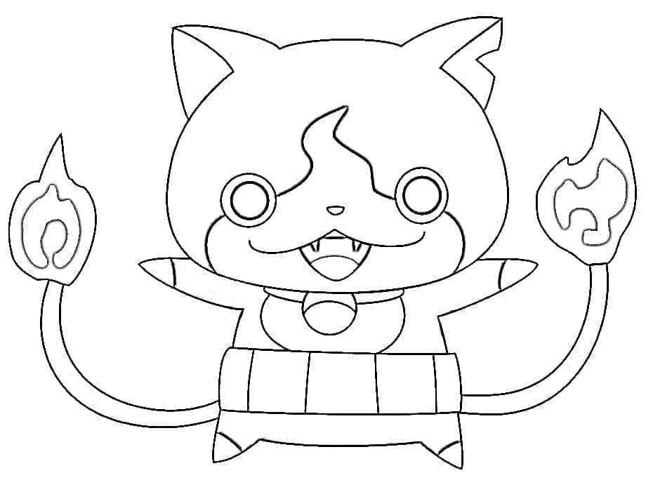 Free printable Yo-kai Watch coloring page #196860 from Video Games collection Free printable Yo-kai Watch coloring page #196860 from Video Games collection