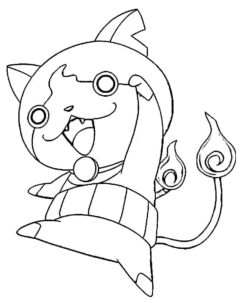 Free printable Yo-kai Watch coloring page #196861 from Video Games collection
