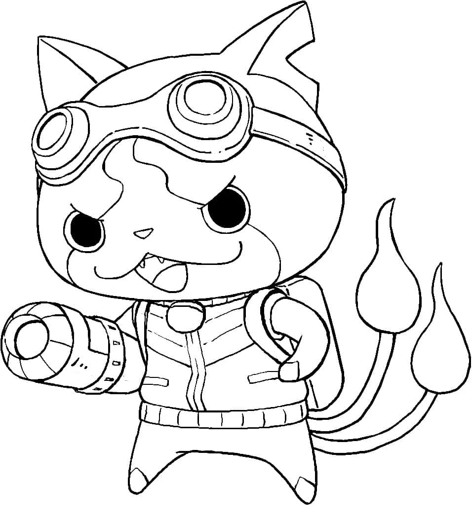 Free printable Yo-kai Watch coloring page #196877 from Video Games collection Free printable Yo-kai Watch coloring page #196877 from Video Games collection