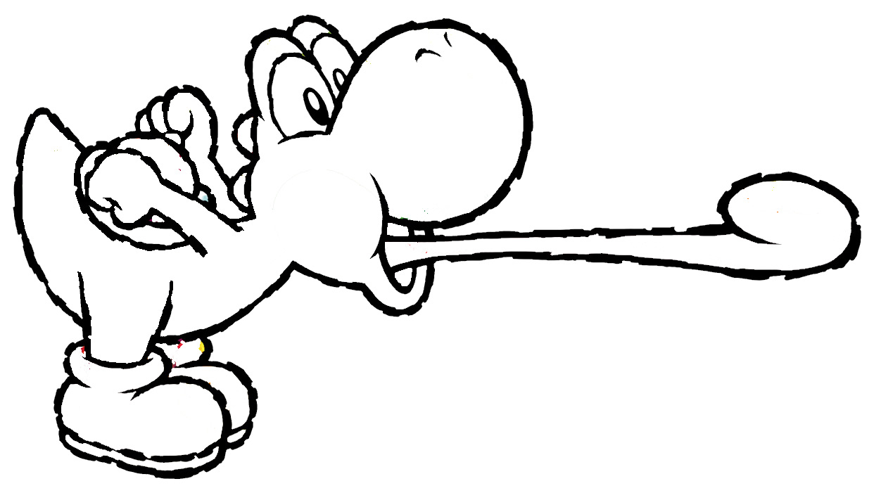 drawing yoshi 113493 video games printable coloring pages