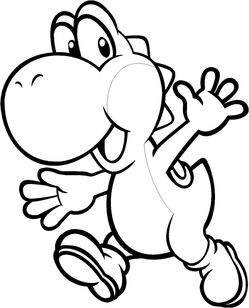 Coloring page: Yoshi (Video Games) #113495 - Printable coloring pages