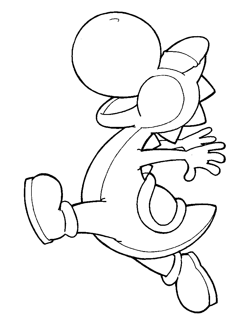 Coloring page: Yoshi (Video Games) #113497 - Free Printable Coloring Pages