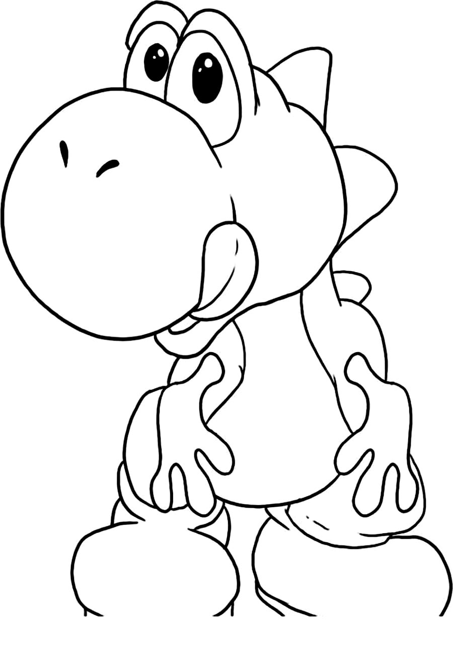 Coloring page: Yoshi (Video Games) #113520 - Free Printable Coloring Pages