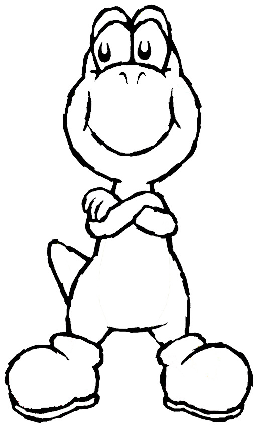Coloring page: Yoshi (Video Games) #113565 - Free Printable Coloring Pages
