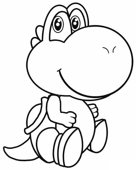 Free printable Yoshi coloring page #195189 from Video Games collection