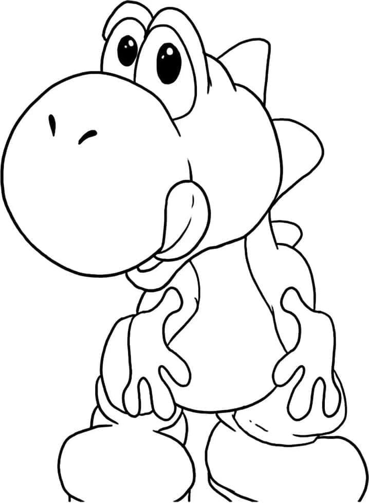 Free printable Yoshi coloring page #195192 from Video Games collection